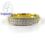 แหวนทอง แหวนเพชร แหวนแต่งงาน แหวนหมั้น-R1249DG