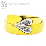แหวนทองคำ แหวนคู่ แหวนเพชร แหวนแต่งงาน แหวนหมั้น-RC3047DG