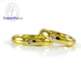 แหวนทองคำ แหวนคู่ แหวนเพชร แหวนแต่งงาน แหวนหมั้น-RC3068DG