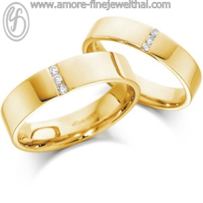 แหวนทองคำ แหวนคู่ แหวนเพชร แหวนแต่งงาน แหวนหมั้น-RWCD003G