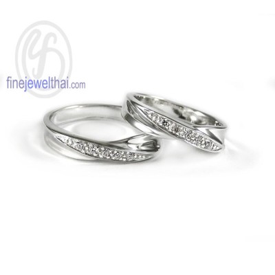 แหวนพาลาเดียม แหวนเพชร แหวนแต่งงาน แหวนหมั้น - RC1244DPD