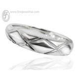 แหวนแพลทินัม แหวนหมั้นเพชร แหวนแต่งงาน - R1196PT