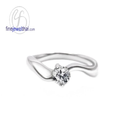 แหวนแพลทินัม แหวนเพชร แหวนหมั้น แหวนแต่งงาน  - R3031DPT