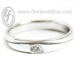 แหวนเพชร แหวนแพลทินัม แหวนหมั้นเพชร แหวนแต่งงาน -R3084DPT_0253