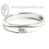 แหวนเพชร แหวนแพลทินัม แหวนหมั้นเพชร แหวนแต่งงาน -R3084DPT_0149