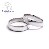 แหวนแพลทินัม แหวนคู่ แหวนแต่งงาน แหวนหมั้น - RC1275PT